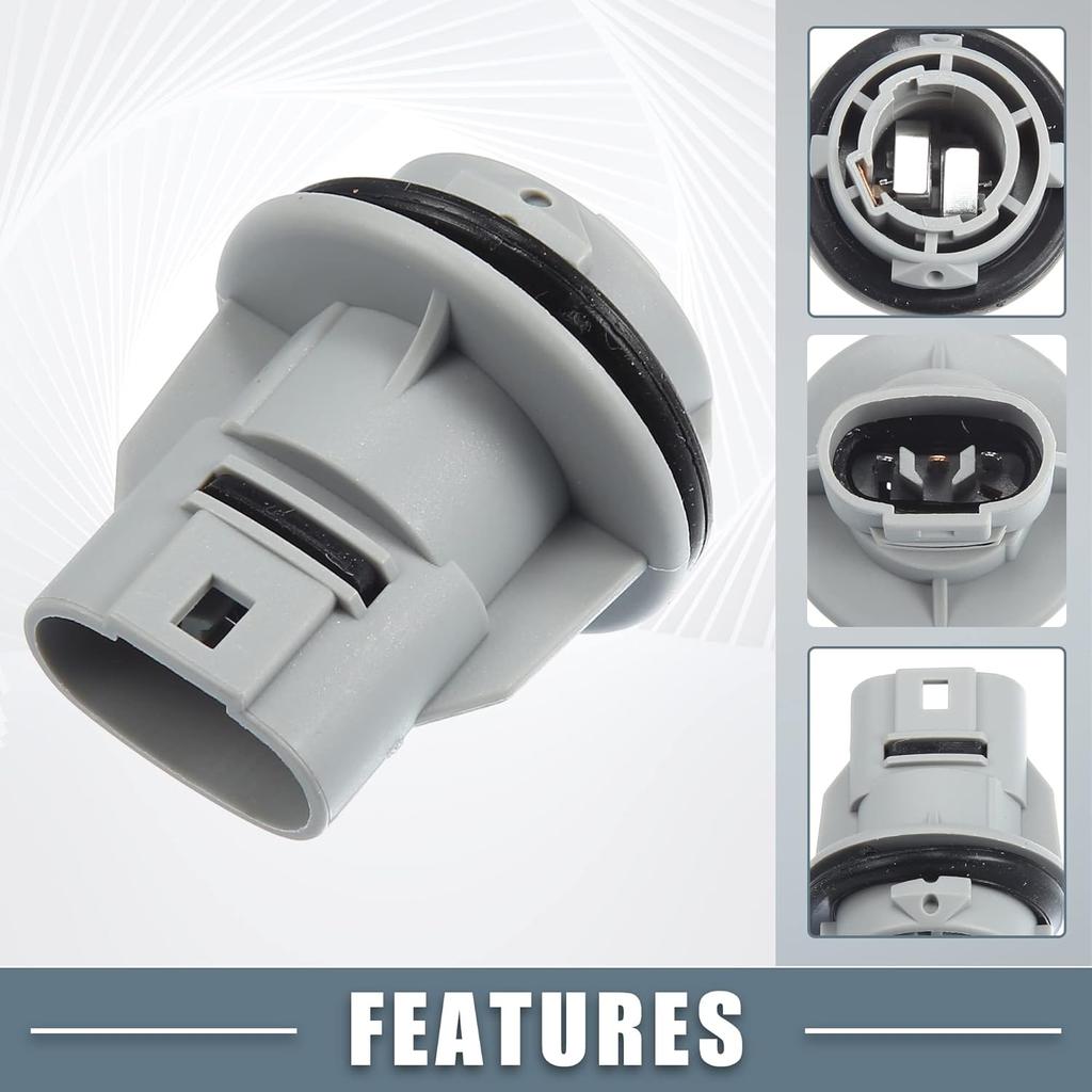 Turn Signal Light Bulb Socket Holder 33302-SR3-A01 33302SR3A01 for Honda Civic 1992-2011 for Honda Accord 98-12 Plastic Gray