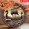 Iron Wall Art Decor Vintage Painting Handmade Metal Tin Sign 20x20cm