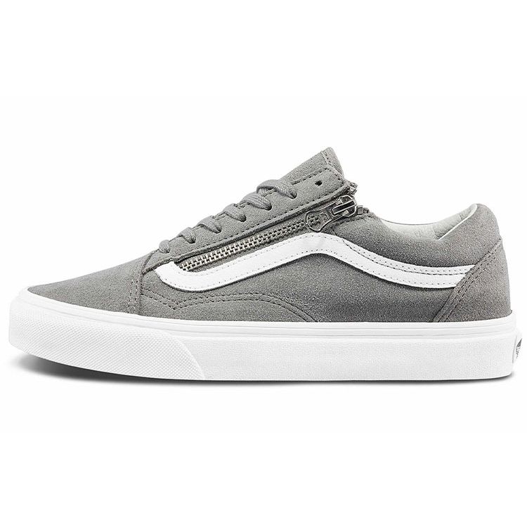 

Vans Унисекс кроссовки Old Skool Zip Drizzle серые Blanc-De-Blanc VN0A3493A4F 35