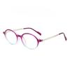 Retro Anti-Blue Light Myopia Glasses for Women New Fashionable Oval Frame Ultra-Lightweight High Definition Eyewear Unisex