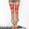 Large Mesh Pantyhose Thin Mesh Hollow Out Tights Y2K Mesh Tights  Punk Style