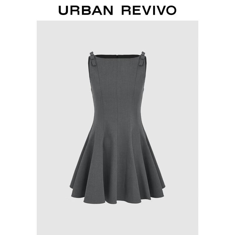 

Женское платье А-силуэта без рукавов с деталью в виде банта XL