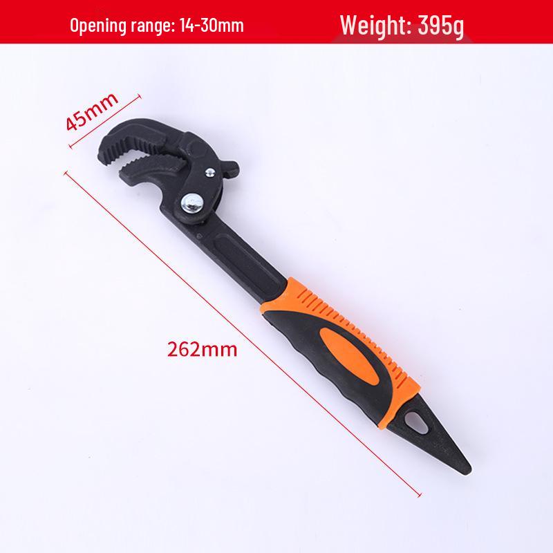 Large Opening Self-Locking Quick Pipe Wrench