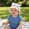 Print Design Baby Sun Hat Breathable Bucket Hat Baby Portable Kids Beach Cap  for Travel Summer
