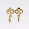 NINA RICCI Earing set Necklace Plated Gold/Rhinestone 4.1g Women Used