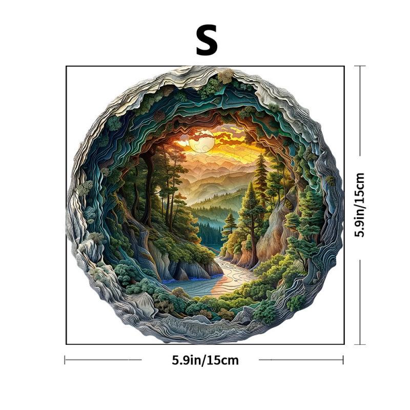 Cross-Border Special-Shaped Creative Cat Wooden Puzzle, High Difficulty Special-Shaped Handmade Diy Gift Toy High Difficulty