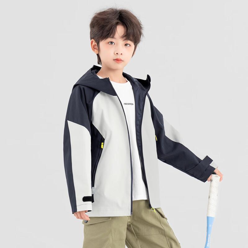 Boys' Windproof Wear-Resistant Outdoor Jacket