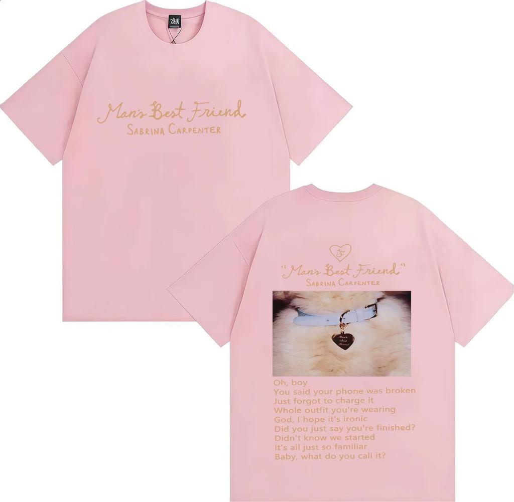 Sabrina Carpenter Manchild Okładka Nowego Albumu Plakat Graficzny Nadruk Koszulka Męska Damska Luźna Codzienna Bawełniana Z Okrągłym Dekoltem Top Oversize Tee