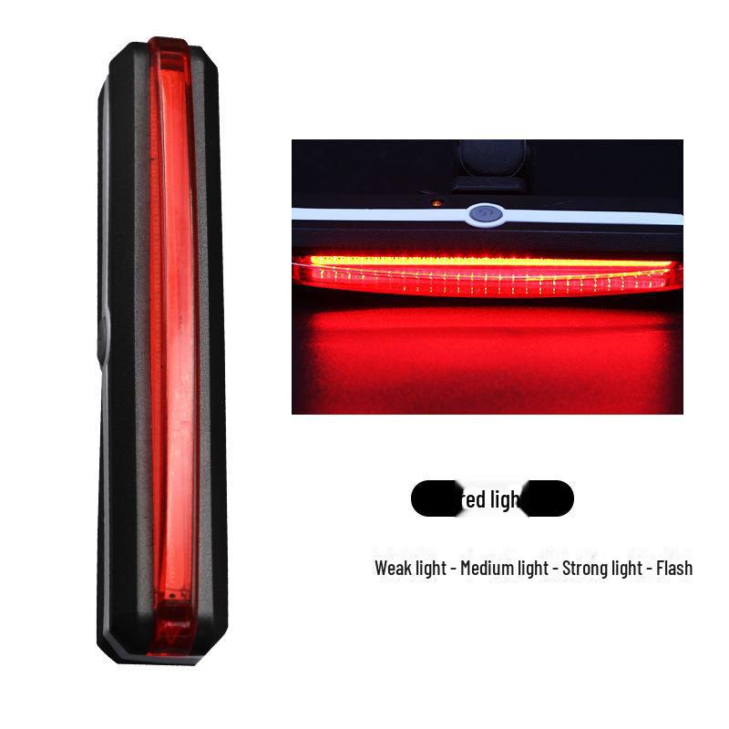 

USB-перезаряжаемый водонепроницаемый яркий задний фонарь для велосипеда для безопасности ночной езды Monochromatic красный