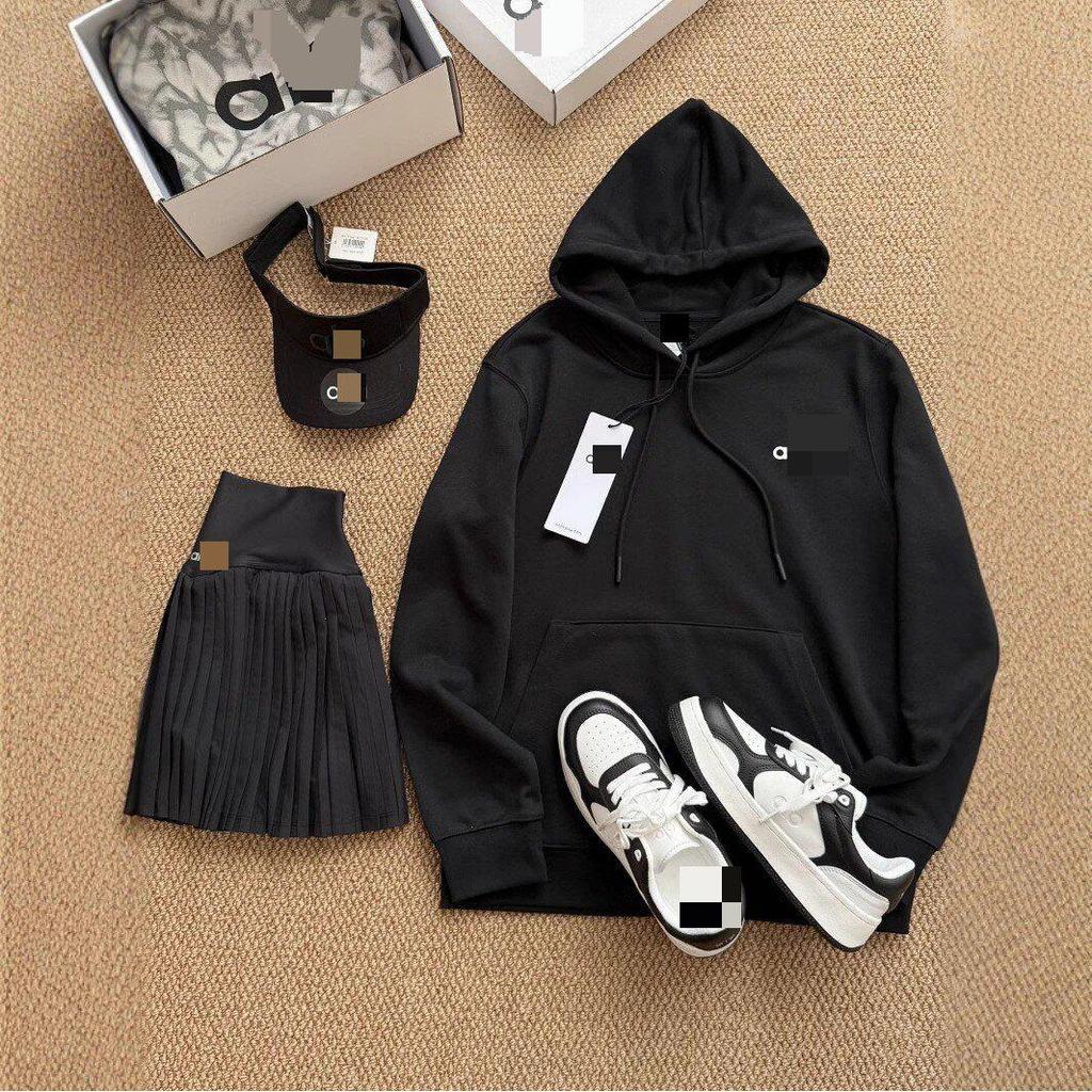 Spring 25: Classic Loose Long Hooded Sweatshirt in Dopamine Colors, Available in 7 Shades