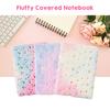   Notebook Cute Plush   Covered Diary Notepad Gradient Colored Softcover for Girls Embroidery Private Writing Drawing Note Taking Journal    Li