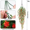 77CM Artificial Hanging Flower False Rattan Willow Rattan Flower Artificial Hanging planta for Home Garden Wall Decoration