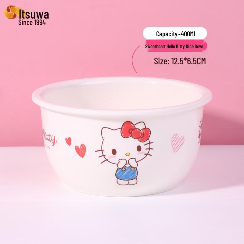 WUHE Cartoon Melamine Kids Feeding Bowls (5-Pack)