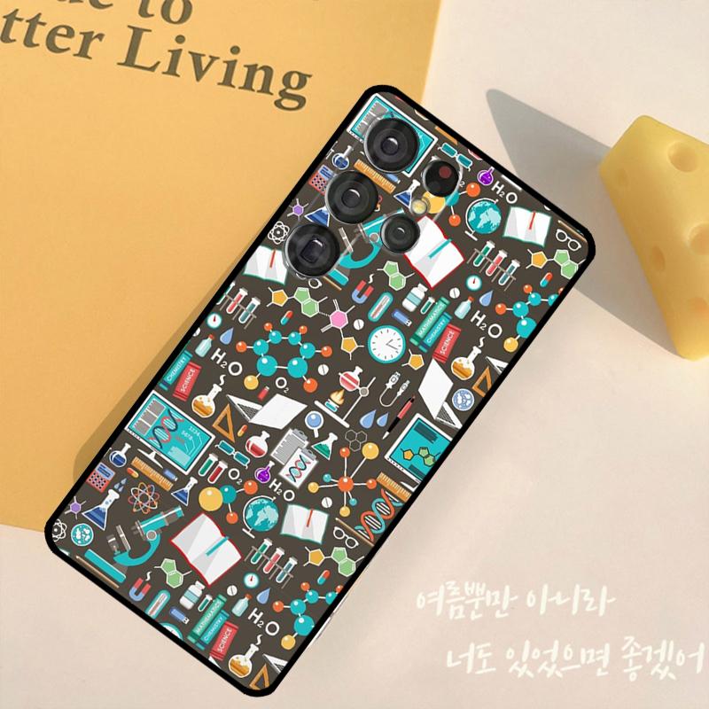 Science Chemistry Caffeine Phone Case For Samsung Galaxy S25 Ultra S9 S10 S20 S22 S21 FE S23 S24 Plus Back Cover Shell