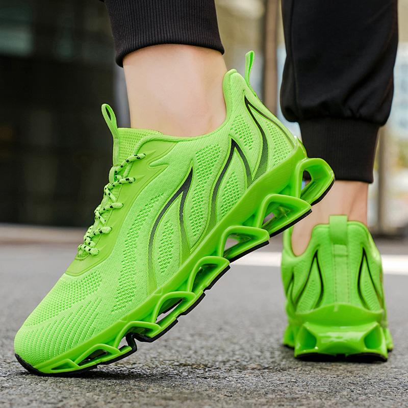 Autumn Urban Daily Commuting Mens Sports Shoes Lightweight Rebound Running Shoes Marathons Supportive Anti Slip Walking Shoes