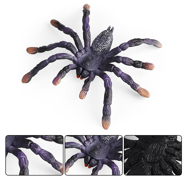 Oenux Insekten Tiere Modell Spinnennetz Skorpion Fledermaus Actionfiguren Figur Miniatur Niedlich Pädagogisch Kinder Spielzeug Halloween Geschenk