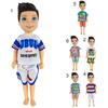 1 Set Doll Suit Handsome Delicate Craft Mini Size Boy Doll Costume Outfit Set for Gift