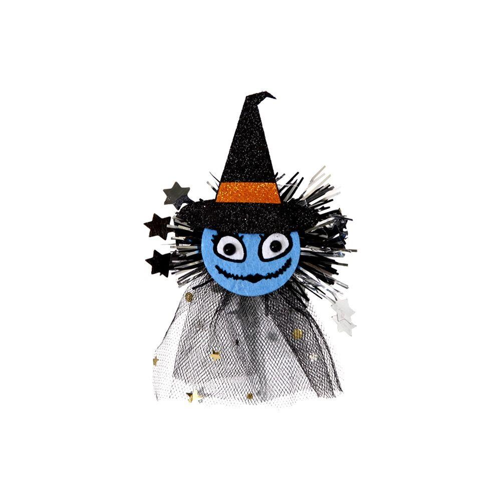 

Ghost Pumpkin Hairpin Mesh Spider Headwear Funny Halloween Hair Clip Adult
