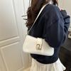 French Niche Simple Baguette Armpit Bag Women's 2025 New Fashion Versatile Handbag Elegant Shoulder Messenger Bag