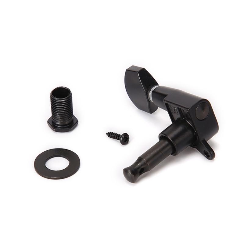 6Pcs 6 Inline Sealed Guitar Tunings Pegs Machine Head String Tuners Tunings Key Replacement Acoustics Guitar Tuner