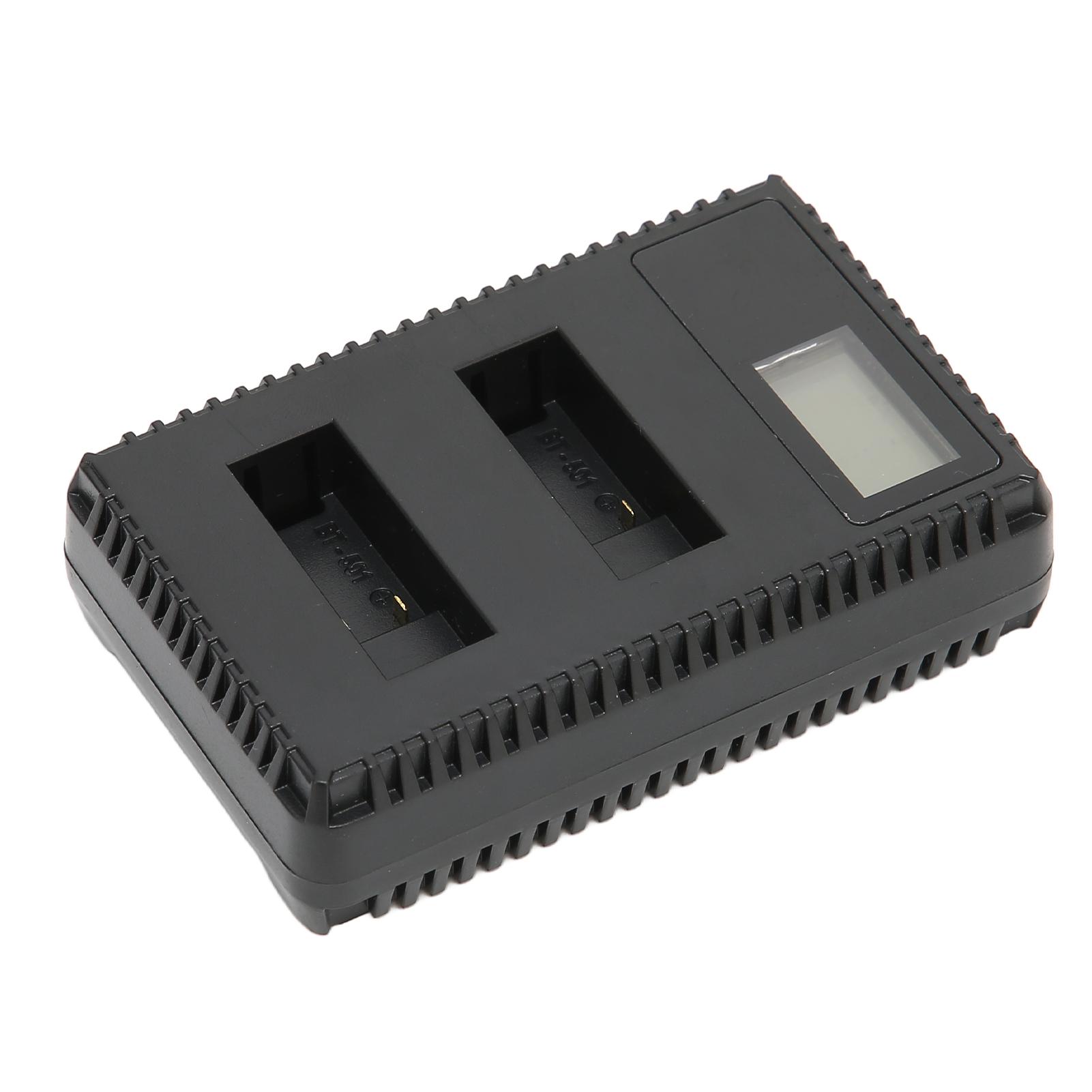 Зарядное устройство для аккумуляторов камеры Двойное USB-зарядное устройство с ЖК-дисплеем для аккумулятора камеры AHDBT-501