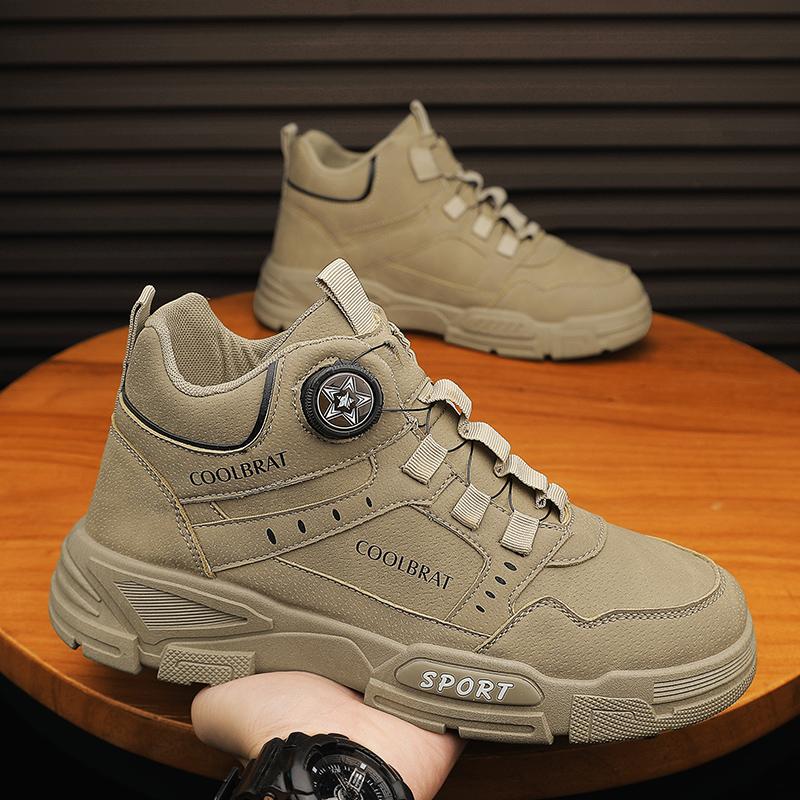 Fashion CYYTL Mens Shoes Casual Leather Loafers Outdoor Platform Fashion Designer Luxury Sports Hiking Work Tennis Sneakers Ankle Boots