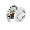 Stainless Steel Exquisite Beautiful Invisible Double-Sided Door Lock Indoor Circular Pull Ring Lock