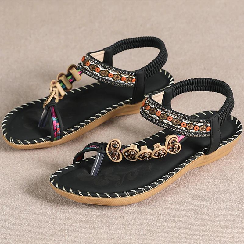 Fashion Women's Sandals Bohemia Style Sandals Summer New Shoes for Woman Flip Flops Beach Summer Shoes Women Low Heels Footwear