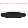 Round Table Rain Cover Outdoor Garden Furniture Waterproof Sun-Proof Protection Garden Patio Rain Covers Oxford Fabric Lining
