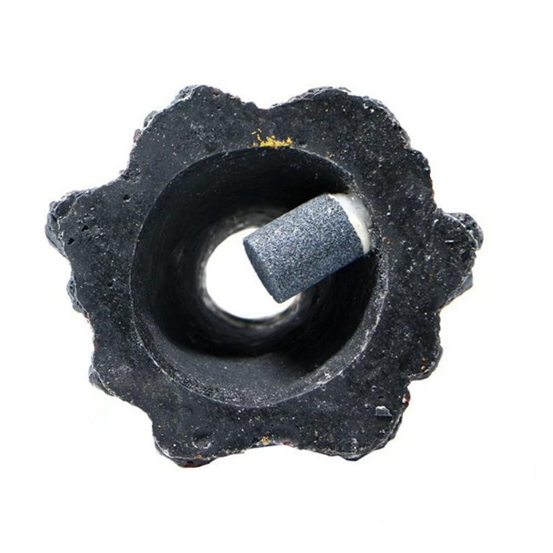 Volcanic Aquarium Stone For Decoration, Bubble Aerator For Precious Fish, ABS Volcanic Motor With Aeration Stone, 1 Piece