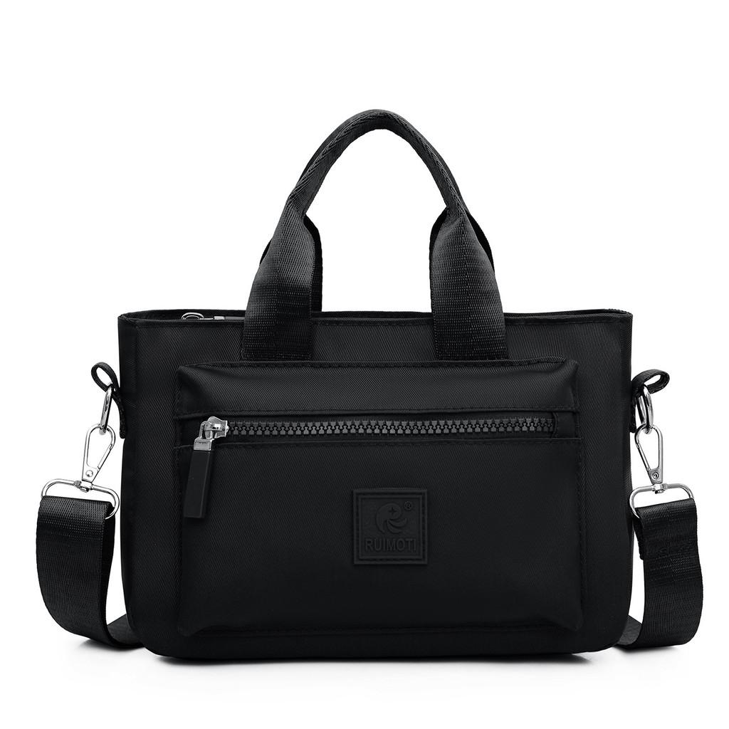 Piccola Borsa a Tracolla in Nylon con Scomparti Multipli per Uso Quotidiano Casual
