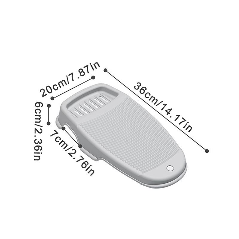 Compact And Sturdy Anti Slip Washboard With Soap Storage Material Is An Ideal Choice For Delicate And Small Items
