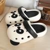 Cartoon hole shoes female summer cute panda outdoor wear parent-child non-slip soft sole two wear bag head cool slippers