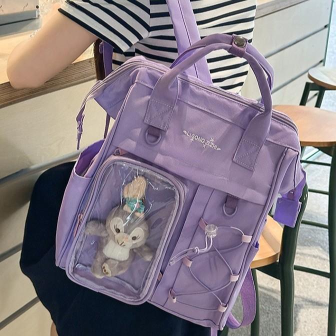 Transparent Backpack/Ita Bag/handbag for Young Girls
