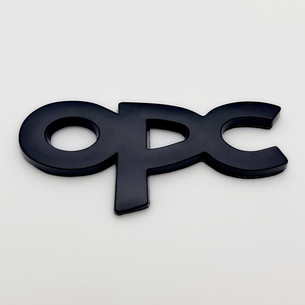 1pcs Metal Car Stickers OPC Line Letters Emblem Logo Car Front Grille Rear Trunk Badge Accessories For Opel Corsa Insignia Regal