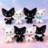 Plush Kitten Stuffed Doll Big Ears Bag Charm Kawaii Cat Keychain  Christmas Party Gifts