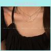2022 New Arrival European And American Titanium Steel Necklace For Women Cool And Minimalist Lock Clavicle Chain
