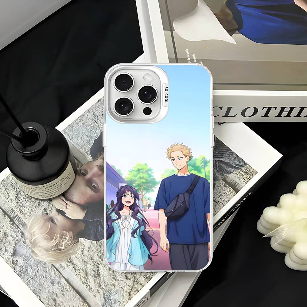 

Anime Cute Kaoruko And Rintarou Phone Case For iPhone 16 15 14 13 12 11 17 Pro MAX Plus Pro Matte Shockproof Cover iPhone 12 pro