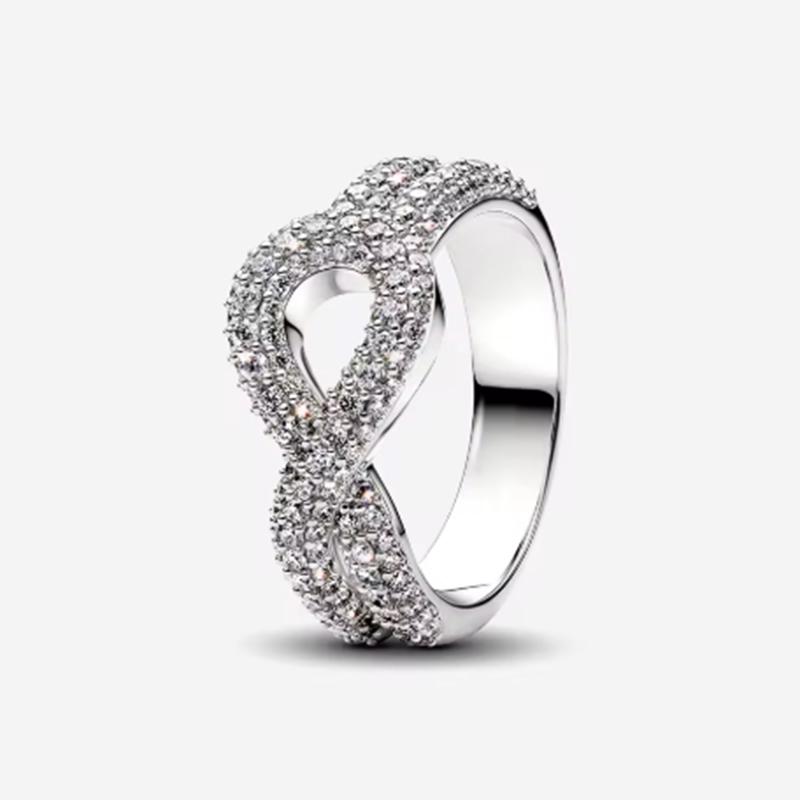 New 925 Silver Plant Bee Flower Women's Ring Suitable for Wedding Parties Wear DIY High Quality Jewelry Gifts
