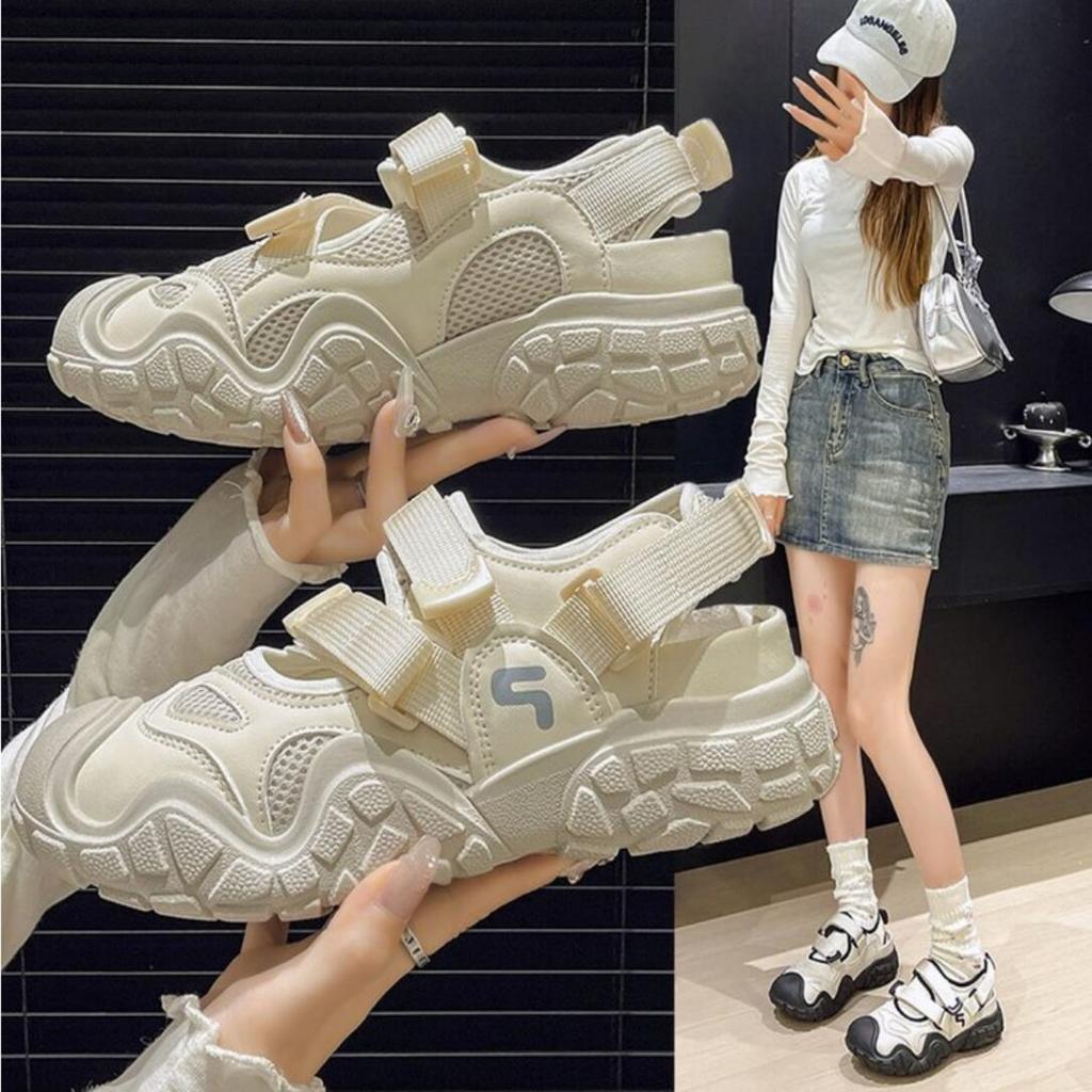 Fashion Women Sneakers Trend Fashion Hook&loop Sports Sandals 2024 Summer Light Running Shoes Female Outdoor Hiking Climbing Sneakers