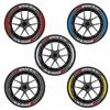 SPORTS Car 3D Letter Waterproof 14''-22'' Car Wheel Stickers Waterproof Car Styling Decoration Auto Accessories