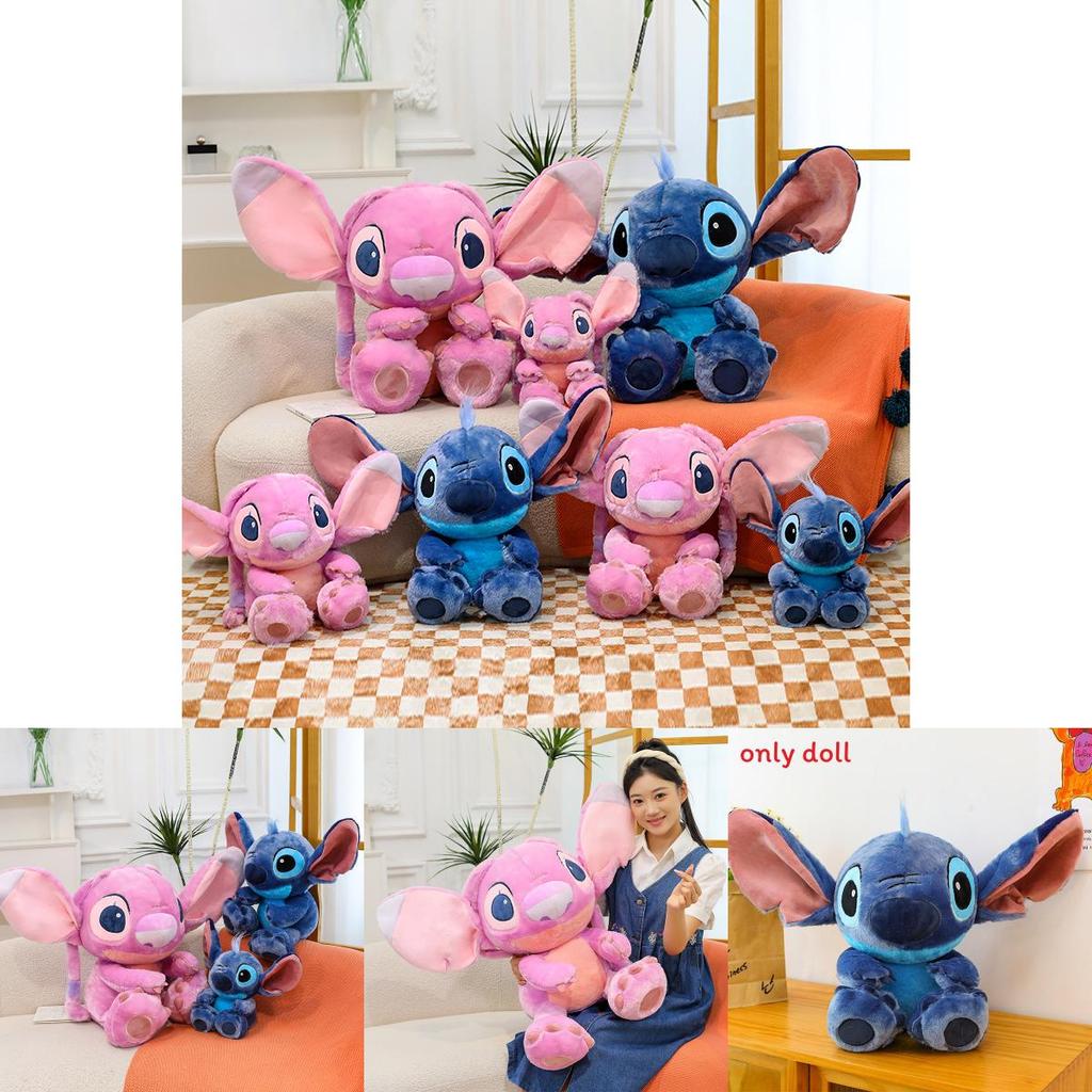 Söt Tecknad Stitch Ängel Gosedjursdocka Leksak För Barn Och Samlare