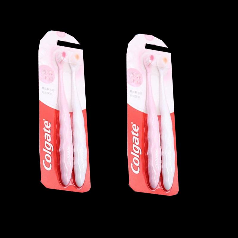 Colgate Ultra-Dense Puffy Silk Toothbrush Double Pack