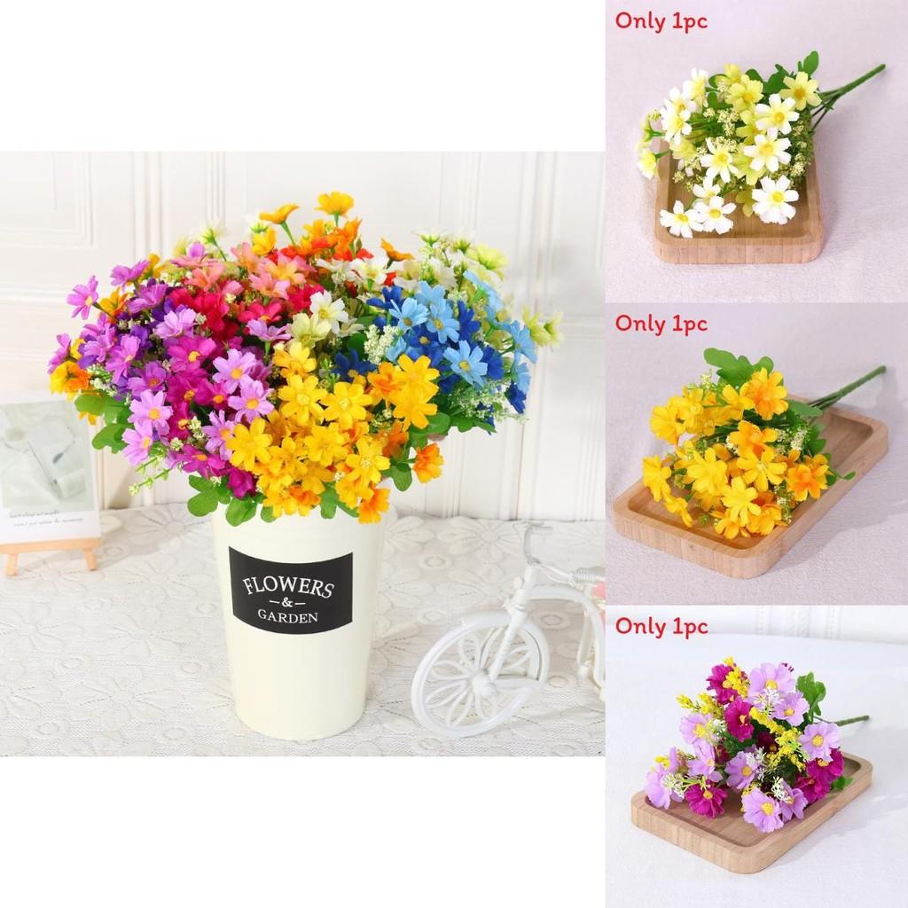 Lifelike Daisy Floral Bouquet For Wedding Photography Home Styling Event Decor