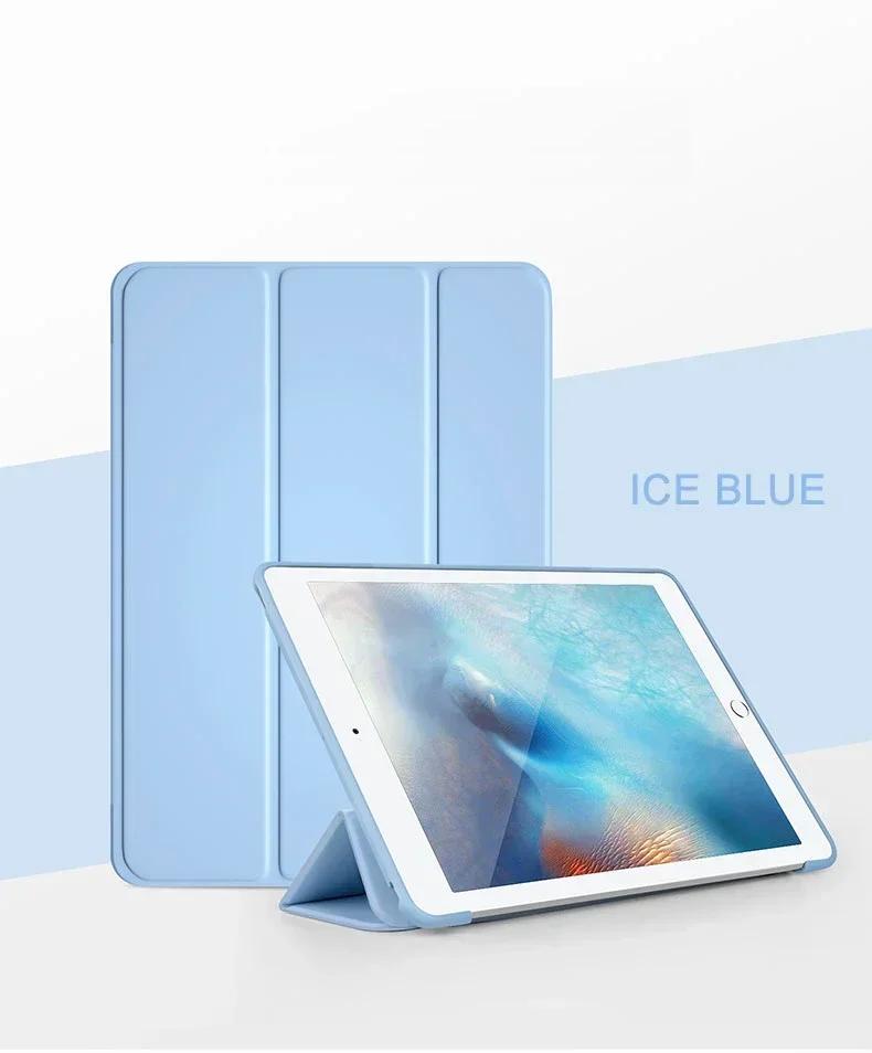 Voor iPad Case Air Pro MINI 3 4 5 6 7 8 9 10e Generatie Cases 11 12.9 13 inch M4 Leer Zachte Stand Automatische Slaap/Ontwaak Cover