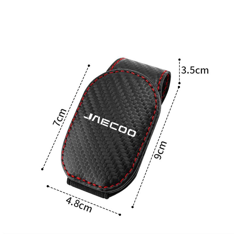 Magnetic Genuine Leather Eyeglass Clip Auto Sun Visor Glasses Clip Fit For Chery Auto Jaecoo J7 J8 Interior Accessories Auto Auto Accessories