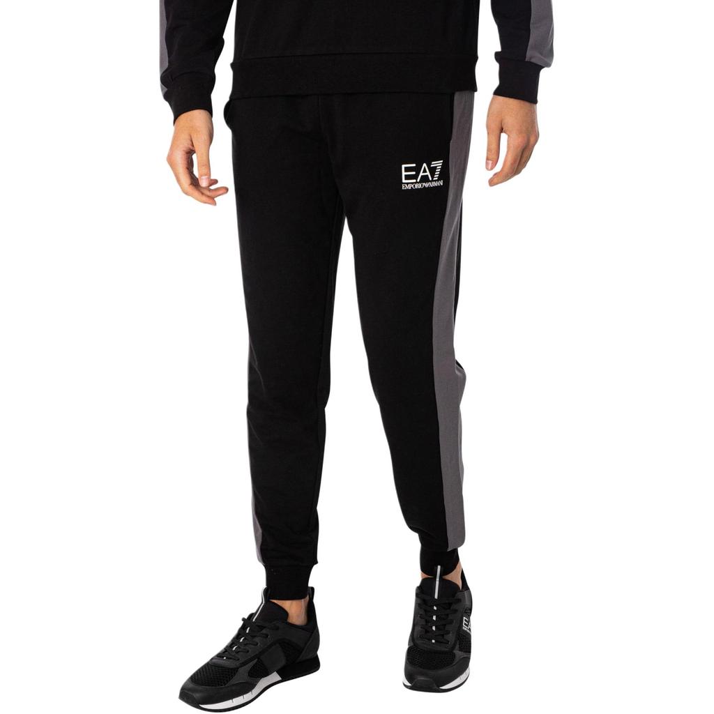 Emporio Armani EA7 Letter Logo Pattern Casual Sports Suit Men Suit Black 3DPV09-PJLIZ-1200