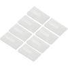49*29*6.5mm 8pcs Toilet Shims High-quality Soft Plastic White