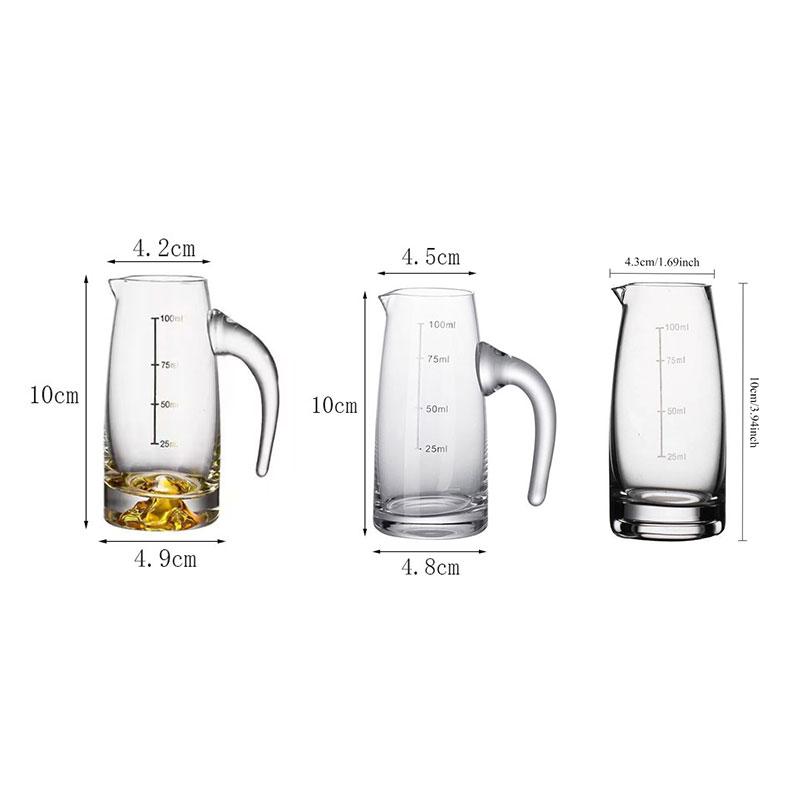 2pcs Sets Luxury Wine Decanter 100ml Wine Bottle Liquor Dispenser Creative Golden Mountain Wine Separator High End Whiskey Jar