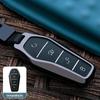 BYD Key Cover: Compatible with Qin Plus DMI, Dolphin, e2, Yuan, Qin Plus DMIE6, e3 - Metal Key Shell with Buckle.